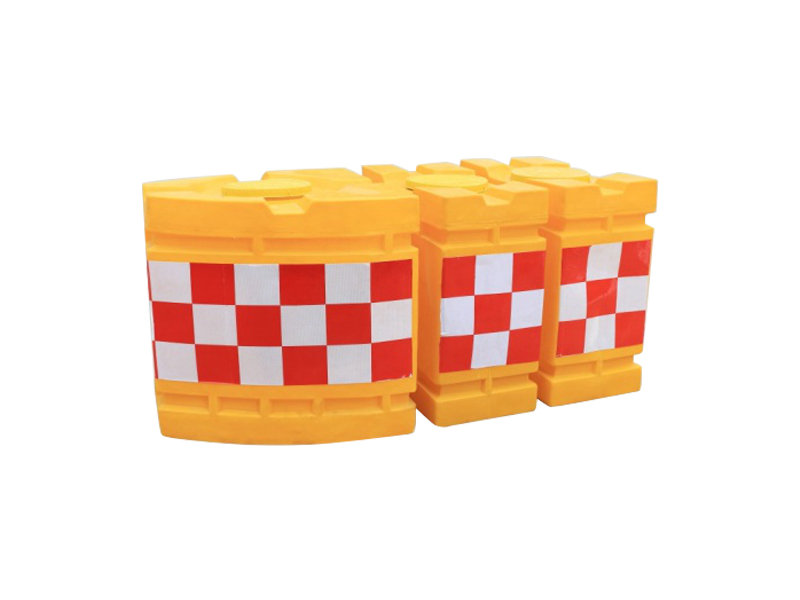 Rubber Traffic Barrier Safety Crash Bucket