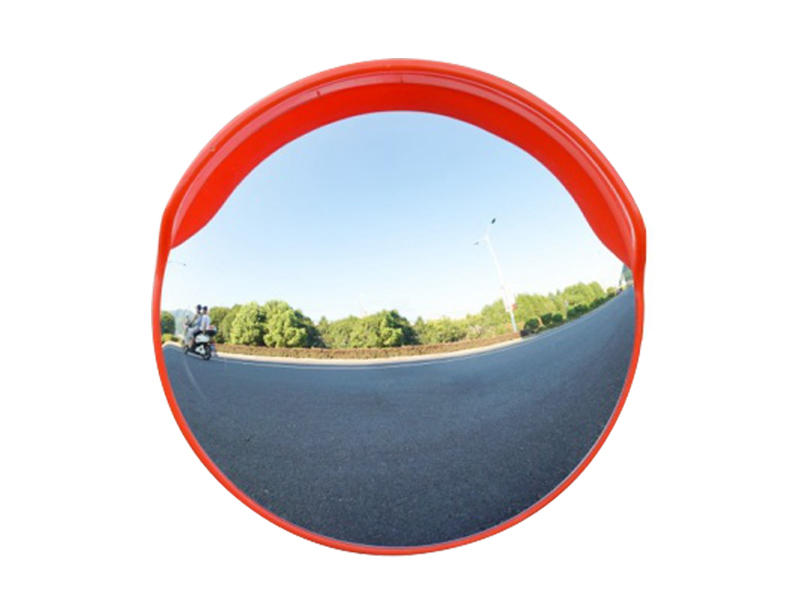 Outdoor Wearproof Orange Traffic Convex Mirror 100cm