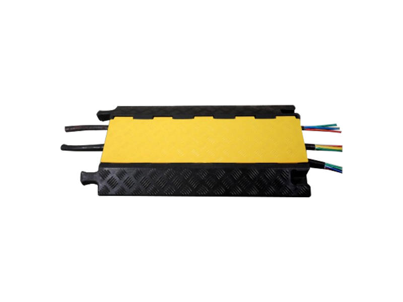 Rubber 4-Channel Rubber Cable Protection Cover Is Durable