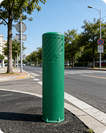 product category: Rubber Anti-Glare Bollards